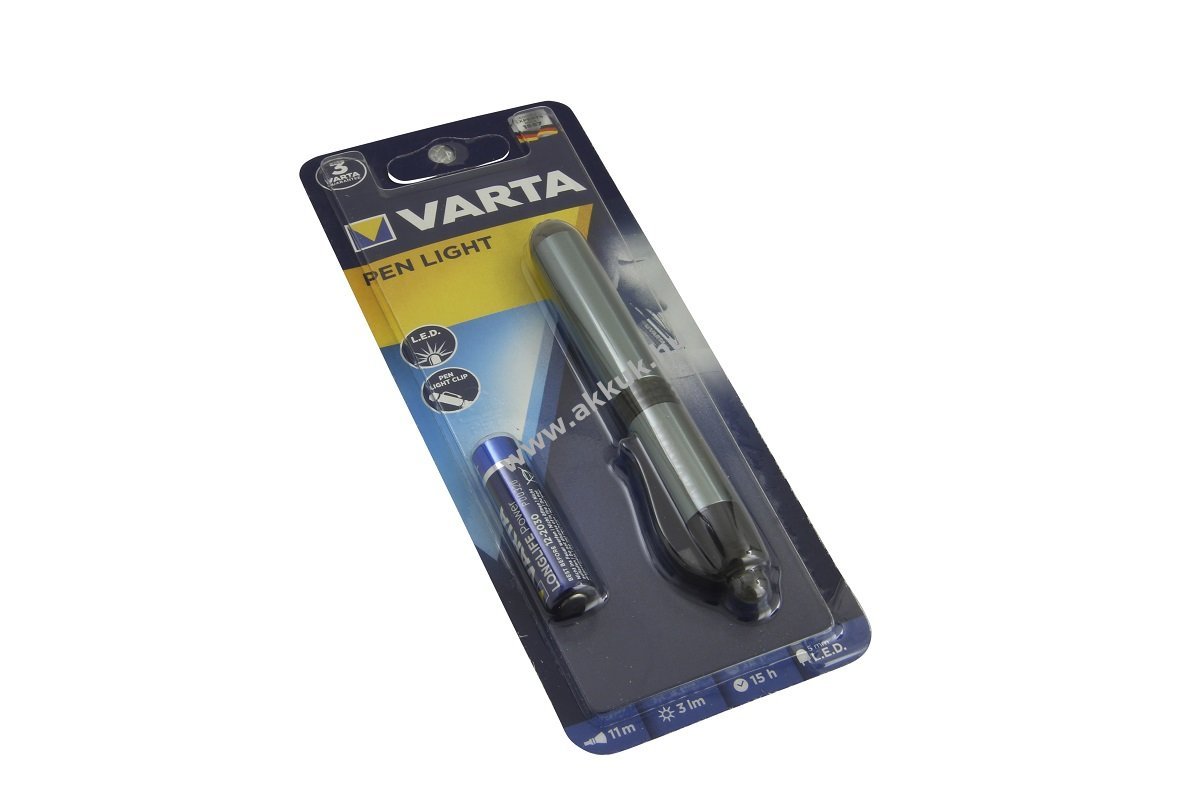Varta LED tolllámpa Easy Line 1xAAA (mikro) csíptetővel elemmel együtt
