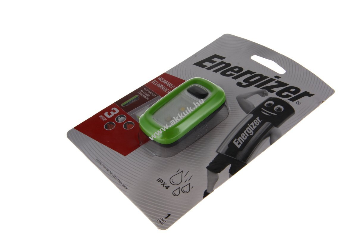 Energizer LED viselhető csiptetős lámpa 2xCR2032 elemmel