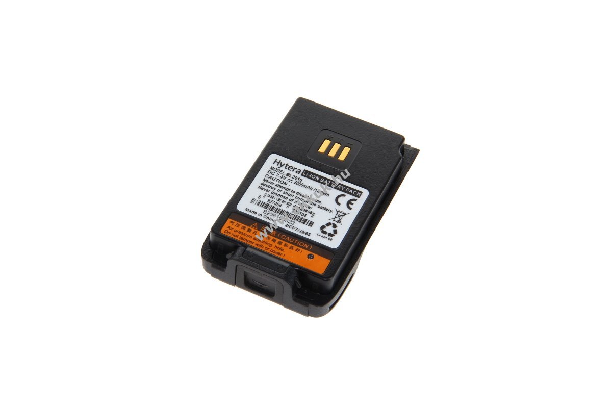 Eredeti akku Hytera PD4 PD5 PD6 típus BL2010 7,4V 2Ah Li-Ion