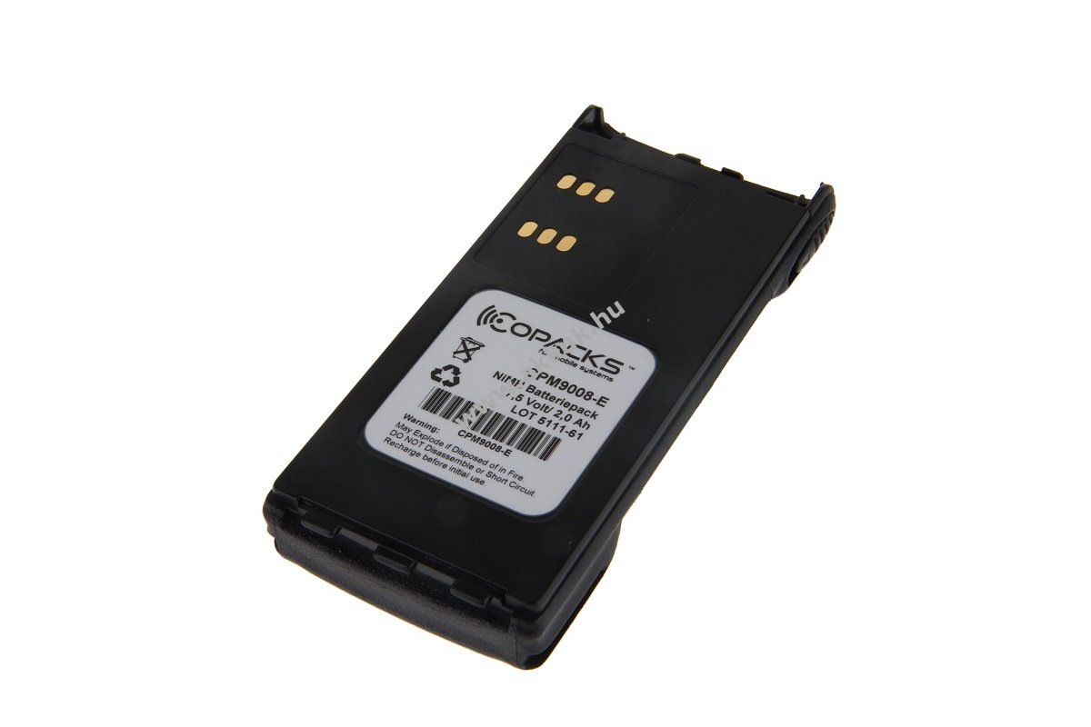 Helyettesítő akku Motorola GP320,GP330,GP340,GP360,GP365,GP380,HT750,HT1250,HT1550,Pro7150 7,2V NiMH