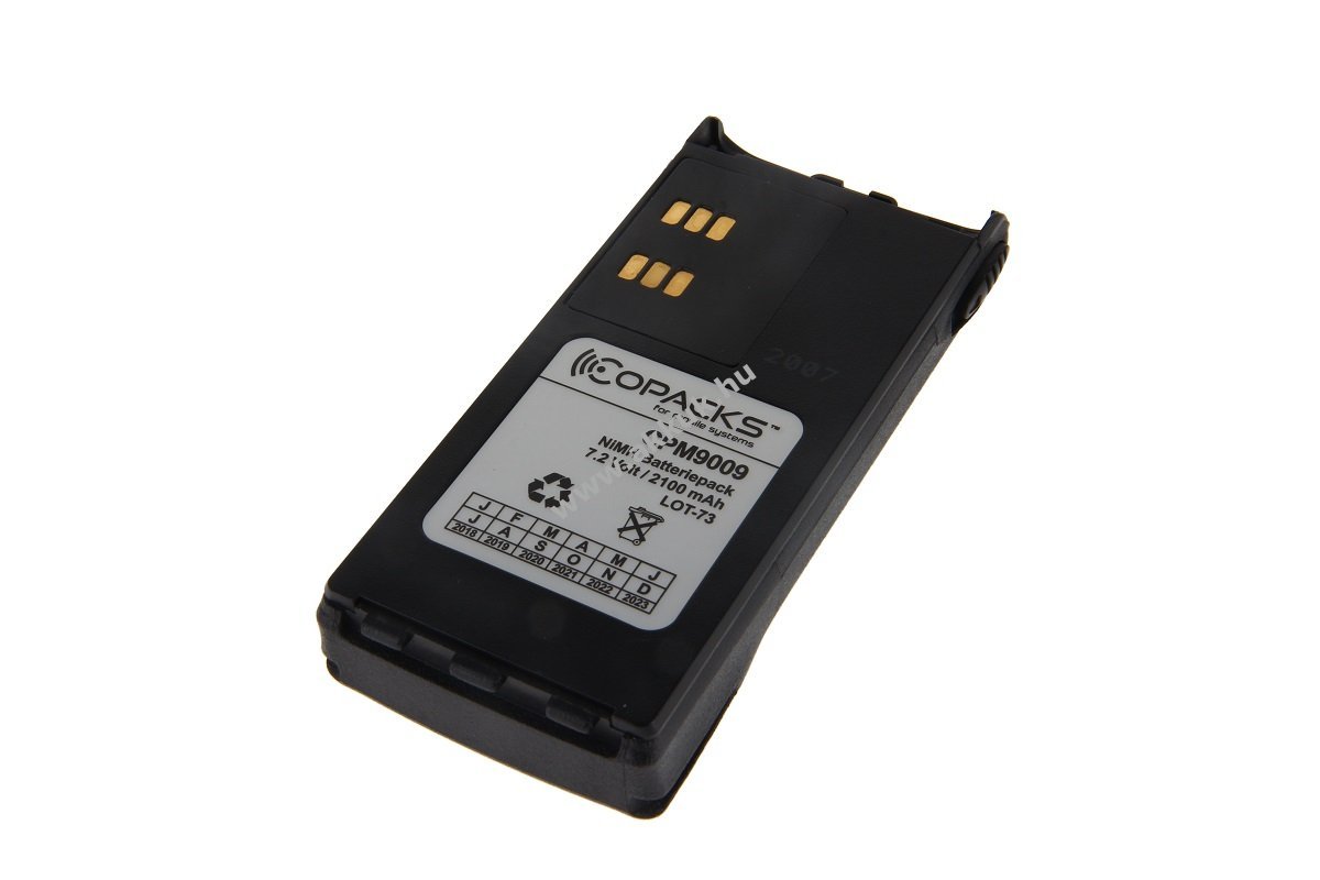 Helyettesítő akku Motorola GP320 GP330 GP340 GP360 GP380 HT750 HT1250 HT1550 Pro7150 7,2V 2Ah NiMH