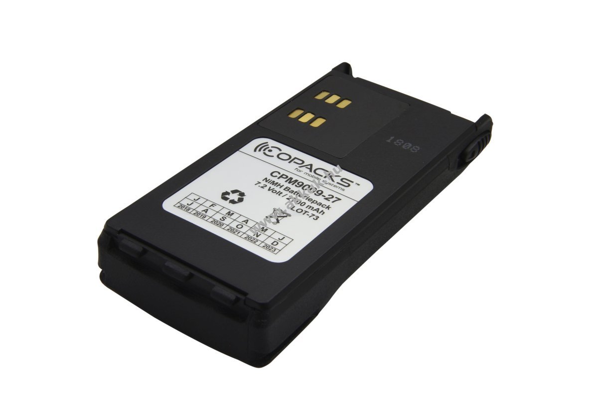 Helyettesítő akku Motorola GP320 GP330 GP340 GP360 GP380 HT750 HT1250 HT1550 Pro7150 7,2V 2,7Ah NiMH