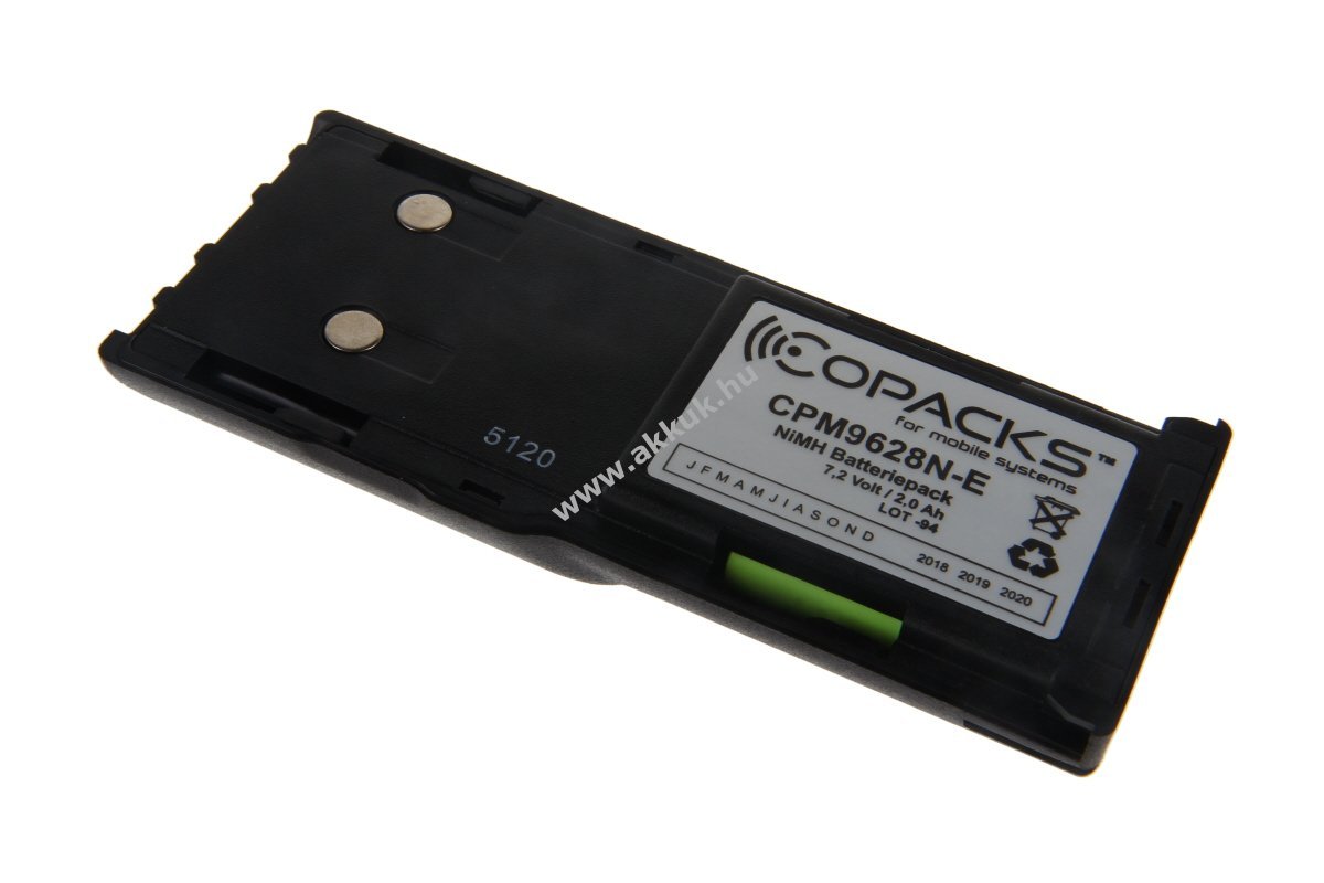 Helyettesítő akku Motorola GP300 GP600 GTX LTS2000 Radius 7,2V 2Ah NiMH