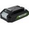 Eredeti Greenworks akku GB24B2 24V Li-Ion, minden 24V Greenworks Tools sorozat gphez