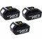 3db Eredeti akku szersz�mg�p Makita t�pus BL1830 3000mAh  (3db-os szett)