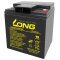 lom akku Long Kung Long tpus WP30-12TNE ciklusll, ciklikus 12V 30Ah csatlakoz: M6