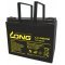 lom akku Long Kung Long tpus U1-36NE ciklusll, ciklikus 12V 36Ah csatlakoz: M6
