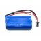 Helyettest modell / RC Akku 7.4V, Li-Ion, 1500mAh, SM-2P-csatlakoz - Kirusts!