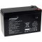 Powery lom zsels akku sznetmenteshez APC Back-UPS BK650EI 12V 9Ah (helyettesti 7,2Ah / 7Ah is)