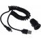 Autós töltő adapter 12-24V 2 x USB + töltő kábel Samsung Galaxy S5/S6/S7/S7 edge