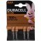 Duracell alkli elem Micro AAA LR03 1.5V Plus Extra Life Retail 4db/csomag