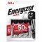 Energizer Max AA, E91 ceruza elem, 4db/csomag