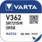 Varta gombelem, raelem V362/SR721/SR56 - Kirusts!