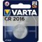 VARTA lithium gombelem CR 2016, IEC CR2016, helyettesíti DL2016, 3V 1db/csom.