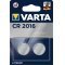 VARTA lithium gombelem CR 2016, IEC CR2016, helyettesíti DL2016, 3V 2db/csom.