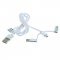 OTB 3 az 1-ben adat- �s t�lt�k�bel iPhone / micro USB / USB C ez�st