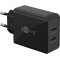 Hlzati gyorstlt USB-C PD (Power Delivery) 30W, fekete