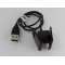 USB töltőkábel FitBit Charge 2 okosórához fekete (50cm)