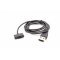 USB töltőkábel Fitbit Ionic fekete (1m)