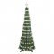 LED karácsonyfa fényfüzérrel és csillaggal, 1.5 m, beltérre, időzítős
