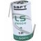 SAFT lithium elem típus LS26500, 3.6V, Z-füles, Li-SOCl2