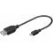 Goobay OTG (On The Go) USB 2.0 kbel micro USB csatlakozval 20cm - Kirusts! - A kszlet erejig!
