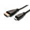 HDMI Kábel 1.4 19Pin D- Micro hdmi véggel, 5m