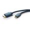 Clicktronic Mini-HDMI adapterk�bel Ethernet 4K/60Hz 2m