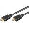 High Speed HDMI kábel Ethernet HDMI A - HDMI A csatlakozóval 0,5m standard