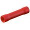 Butt csatlakoz teljes PVC szigetelssel, piros, 1db/csomag - A kszlet erejig!