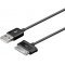 Goobay USB t�lt�- �s szinkronk�bel 1,2m Samsung 30Pin Dock csatlakoz�hoz fekete - A k�szlet erej�ig