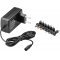 Goobay univerz�lis t�pegys�g 9V-24V max24W 1,5A 7db DC adapterrel