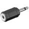 Goobay 3,5mm mono sztere� fejhallgat� adapter