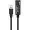 Goobay akt�v USB-A hosszabb�t� 5m fekete 7,5W 1,5A 5Gbit/s USB3.0