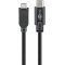 Goobay USB-C Micro-B OTG k�bel 1m 480Mbit/s 2,5W 0,5A USB2.0 fekete