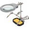 Goobay harmadik k�z nagy�t�val 90mm �veg lencs�vel LED-del, forraszt�p�ka tart�, 2x krokodilcsipesz