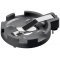Goobay CR2012-CR2032 gombelem tart� max.20mm fekete ny�kra szerelhet� v�zszintes 2 t�s