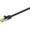 Goobay RJ45 patchk�bel CAT6A S/FTP (PiMF) 500MHz CAT7 nyersk�bel LSZH CU 5m