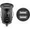 Goobay Dual USB aut�s t�lt� 15,5W 2x USB-A fekete - A k�szlet erej�ig