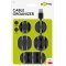 Goobay �ntapad�s k�belrendez� szett fekete 5db/csomag elt�vol�that�