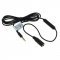 OTB 3,5mm-es audi� adapter hosszabb�t� fejhallgat�hoz 1.25m + mikrofon �s k�bel - Ki�rus�t�s