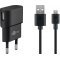 Goobay 5W Micro-USB t�lt�k�szlet h�l�zati adapterrel 1m fekete