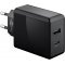 Goobay USB-C PD dupla gyorst�lt� 28W fekete 1x USB-C (Power Delivery) 1x USB-A (Quick Charge)