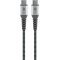 Goobay USB-C-USB-C textilk�bel f�m csatlakoz�kkal 0,5m 60W 3A 480Mbit/s - Ki�rus�t�s