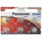 Panasonic CR2032 3V 6db/csomag elem 10�v eltarthat�s�g l�tium