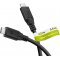 Goobay Advanced USB-C k�bel USB4 0,5m fekete 100W 5A 20Gbit/s Power Delivery - A k�szlet erej�ig