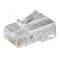 Goobay RJ45 8 p�lus� f�m �rintkez�s telefoncsatlakoz� lapos k�belhez