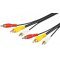 Goobay Composite audio-video k�bel 3x RCA (cinch) dug� 15m