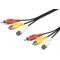 Goobay Composite audio-video csatlakoz�k�bel 3x RCA (cinch) 1,5m