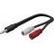 Goobay audio Y-k�bel adapter 3,5mm mono 0,2m